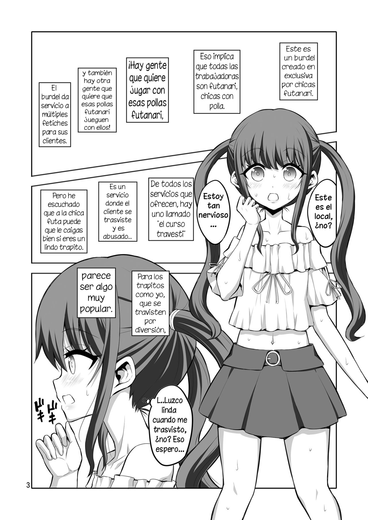 Futanari Onee-san x Otokonoko Gyaku Anal Fuuzoku Mesu Ochi Choukyou page 3 full