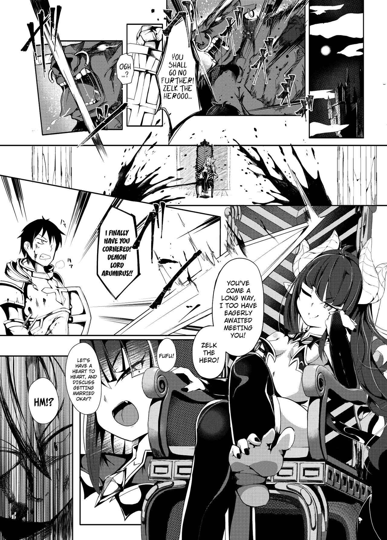 Yuusha, Ai ni Otsu. | A Hero, Fallen By Love page 3 full