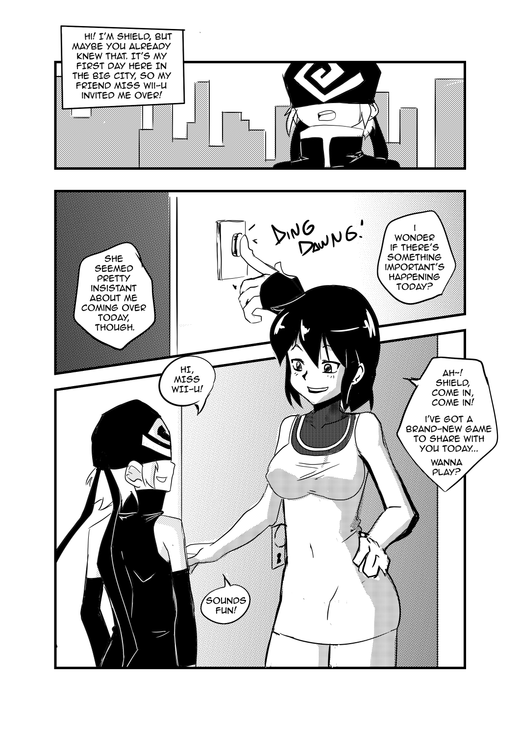 Shield Plays a New Game page 1 full