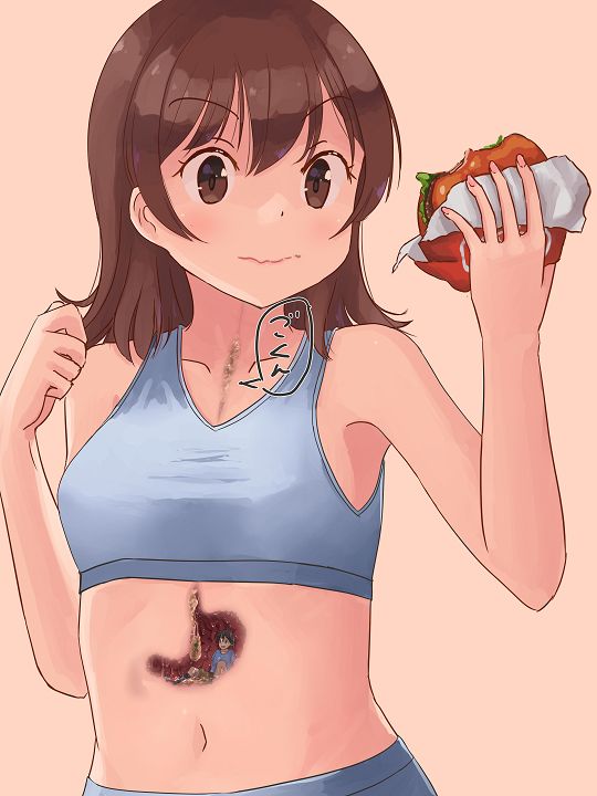 Hamburger to issho ni shoukasareteshimau otoko no ko page 10 full