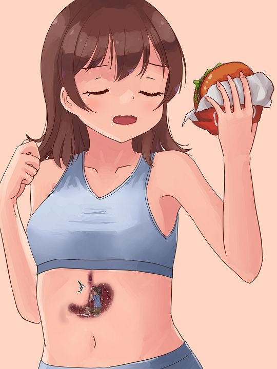 Hamburger to issho ni shoukasareteshimau otoko no ko page 8 full