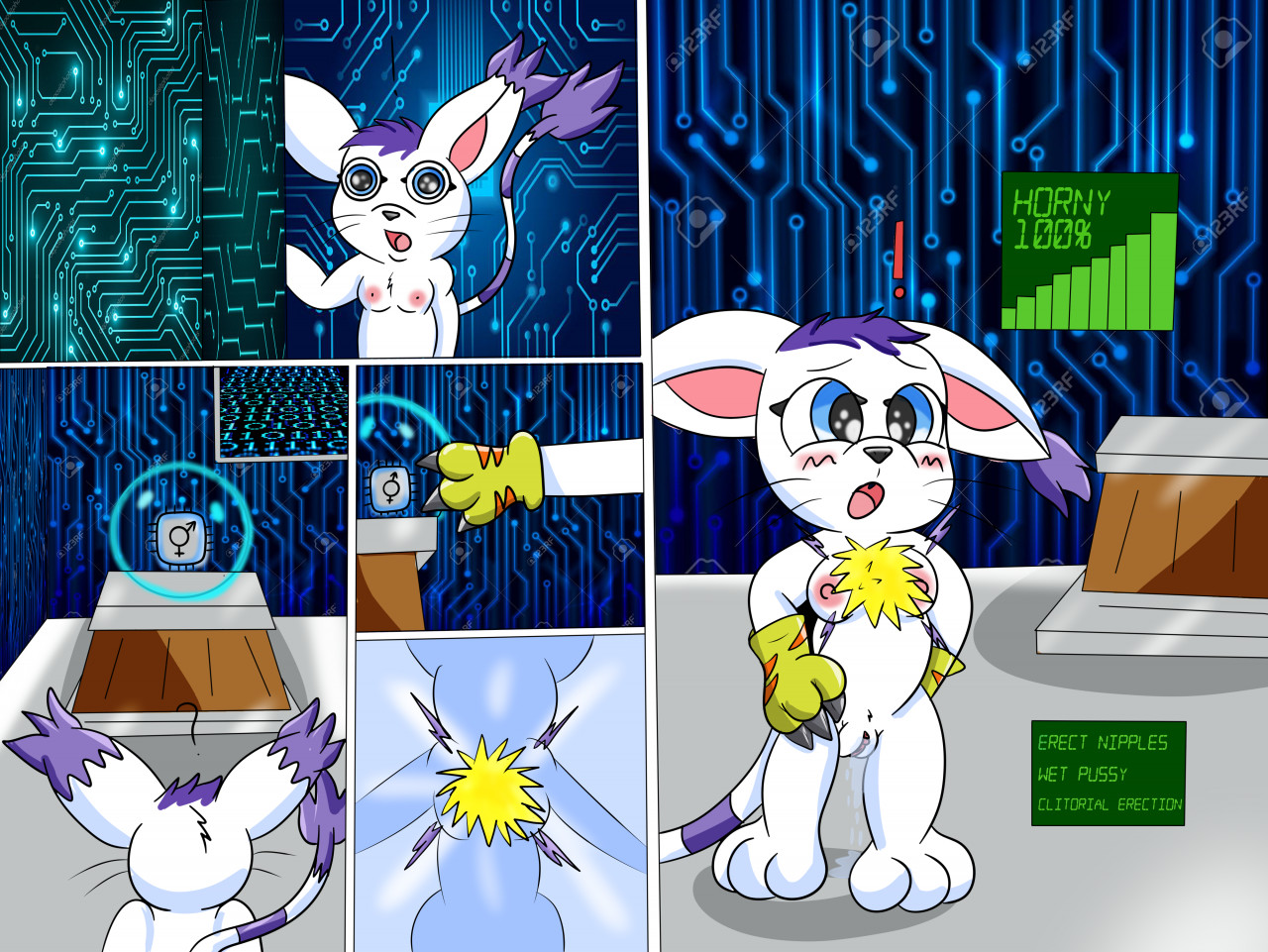 Gatomon Futanari page 1 full