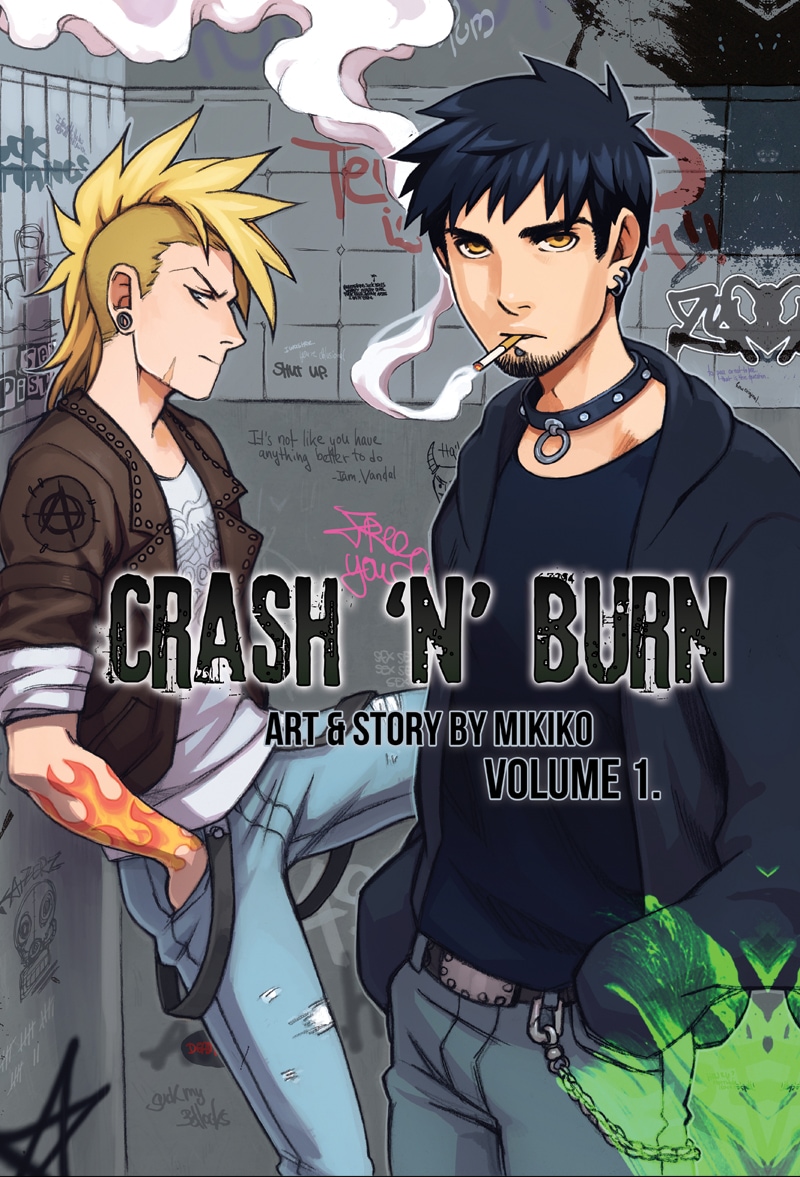 Crash 'n' Burn Vol. 1 by Mikiko Ponczeck page 1 full
