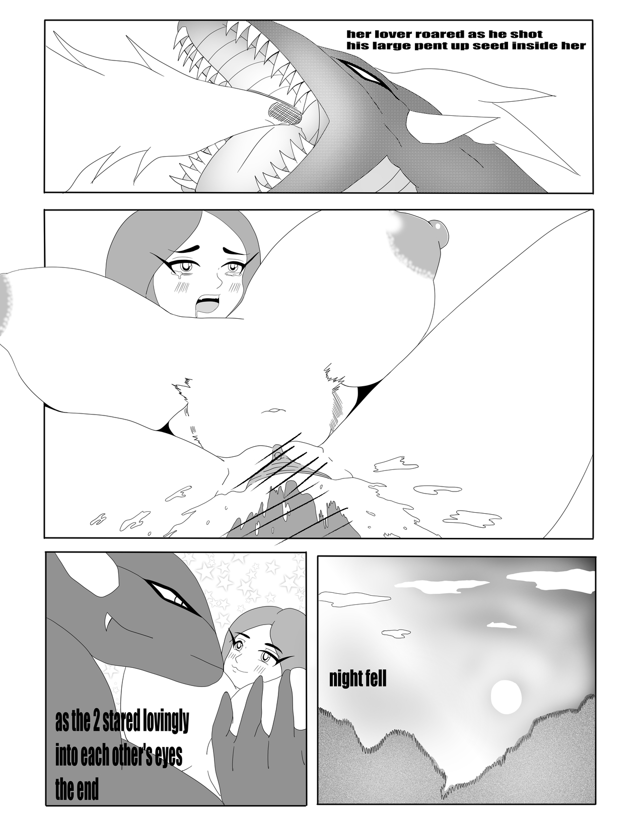 Lewd Sorceress Doujin page 4 full