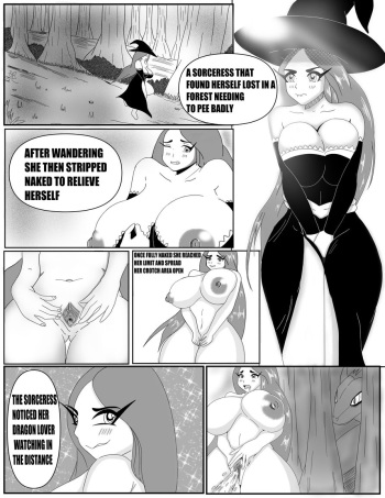Lewd Sorceress Doujin cover