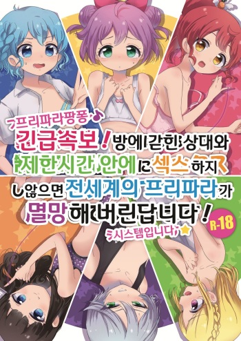 Pripara Pan-pon♪ Kinkyuu Sokuhou Heya ni Aite to Seigen Jikan inai ni Sex Shinaito Sekaijuu no Pripara ga Houkai shite Shimaimasu! System desu☆ cover