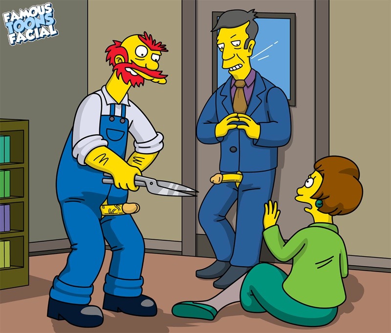 Edna Krabappel Fucked Hard By Willie and Skinner page 1 full