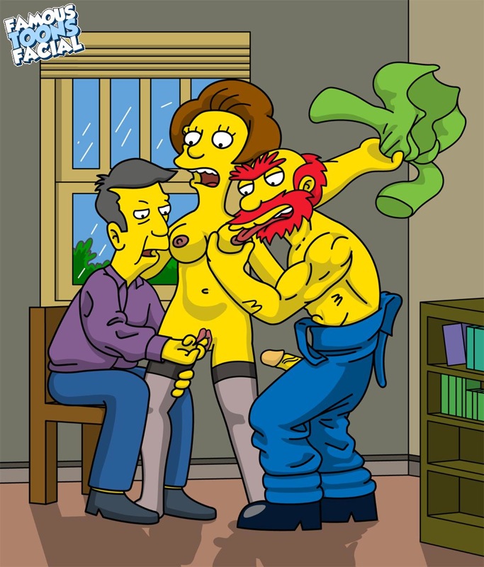 Edna Krabappel Fucked Hard By Willie and Skinner page 3 full