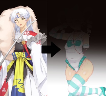 Fallen Bitch Sesshomaru cover