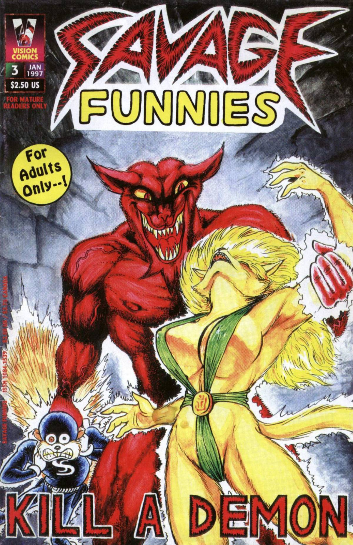 Savage Funnies №3 page 1 full