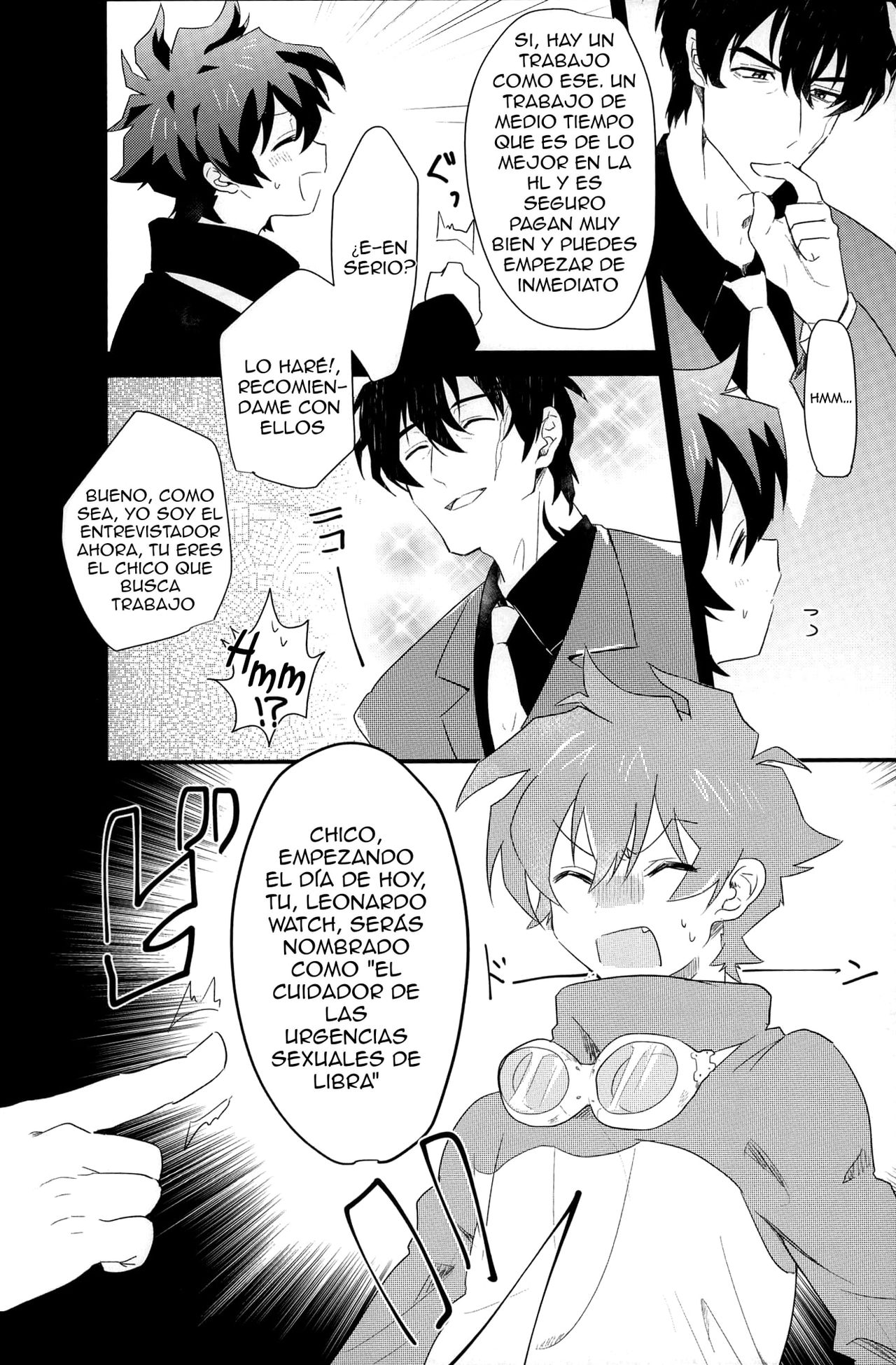 Leonardo-kun wa Libra Senzoku Seiyoku Shori-gakari | Leonardo es el cuidador de urgencias sexuales de Libra page 4 full