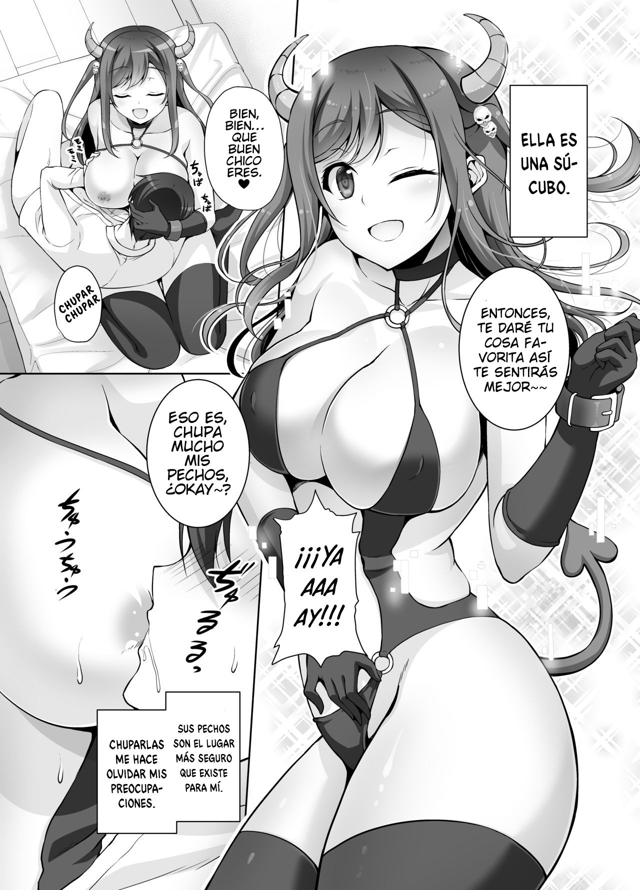 Tottemo H na Succubus Onee-chan to Babumi Sex | A Very Naughty Succubus Onee-chan's Motherly Sex page 5 full