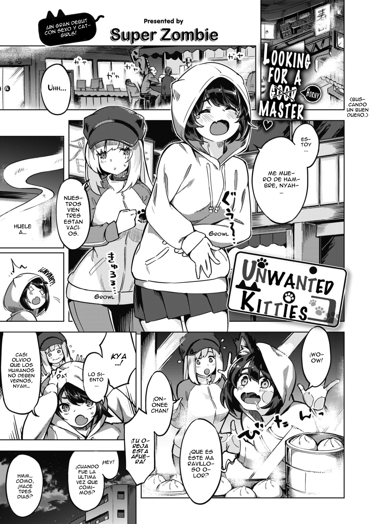 Oshikake Nyanko | Unwanted Kitties page 1 full
