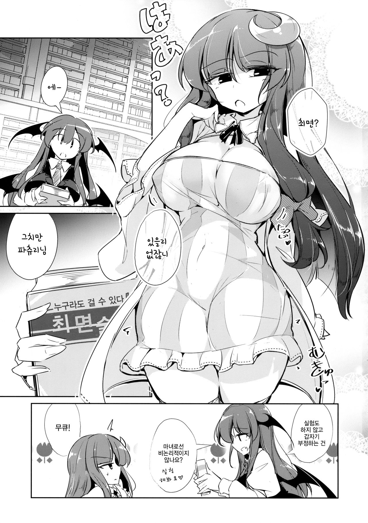 PatchouKoa Nyuuetsu Shujuu Gyakutenda | 파츄코아 유열 주종역전 타 page 2 full