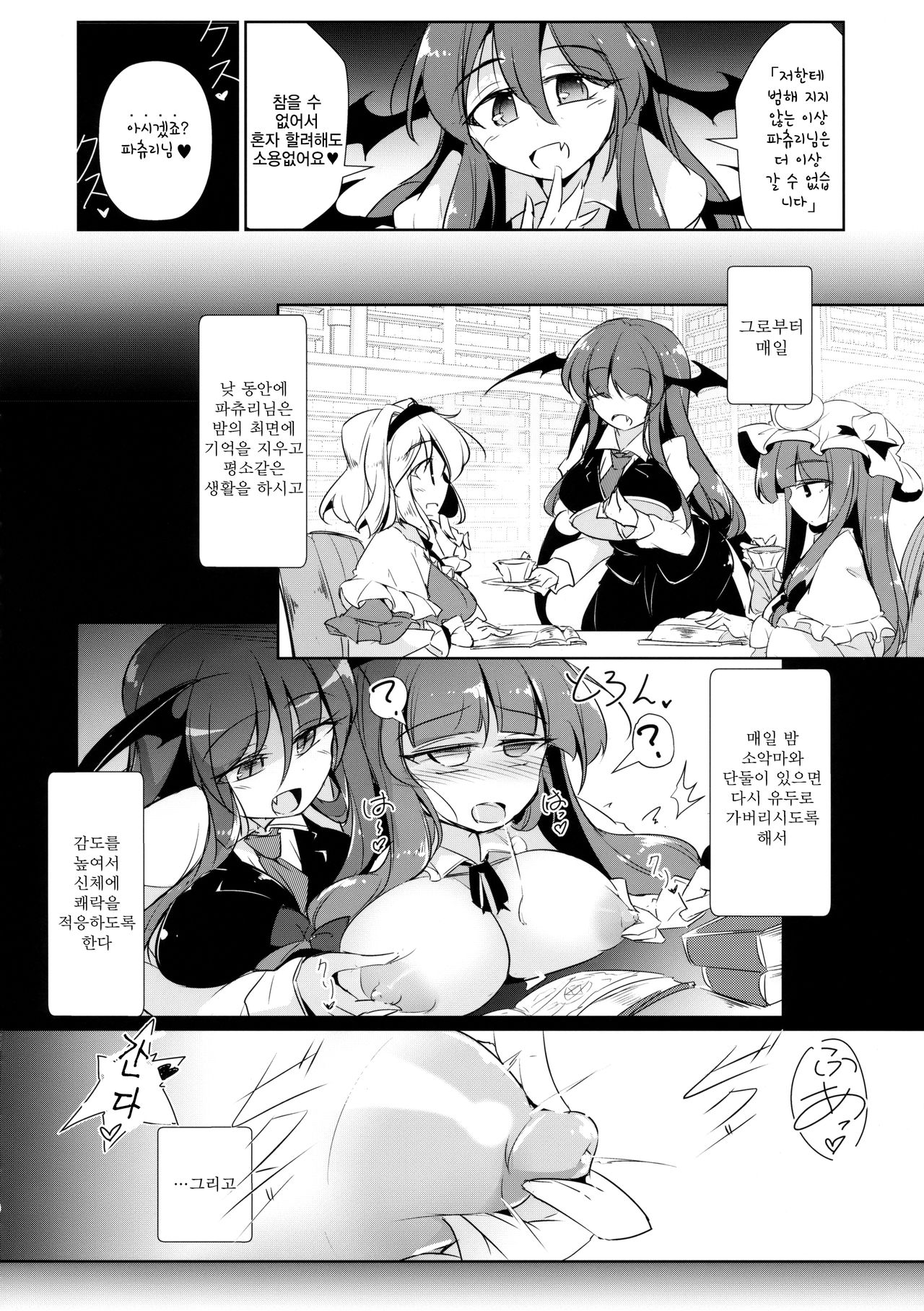 PatchouKoa Nyuuetsu Shujuu Gyakutenda | 파츄코아 유열 주종역전 타 page 9 full