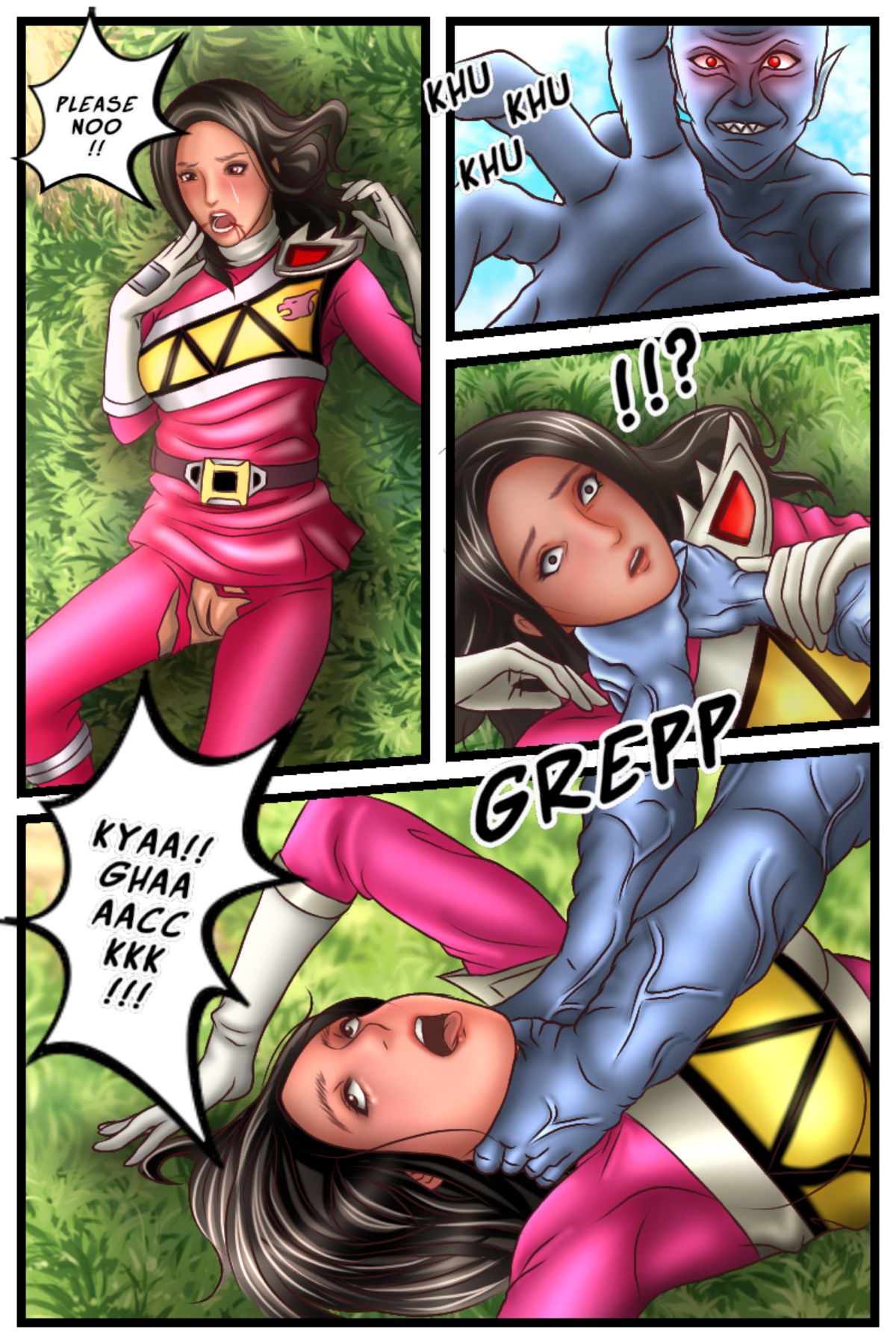 Power Rangers Snuff Comic page 2 full