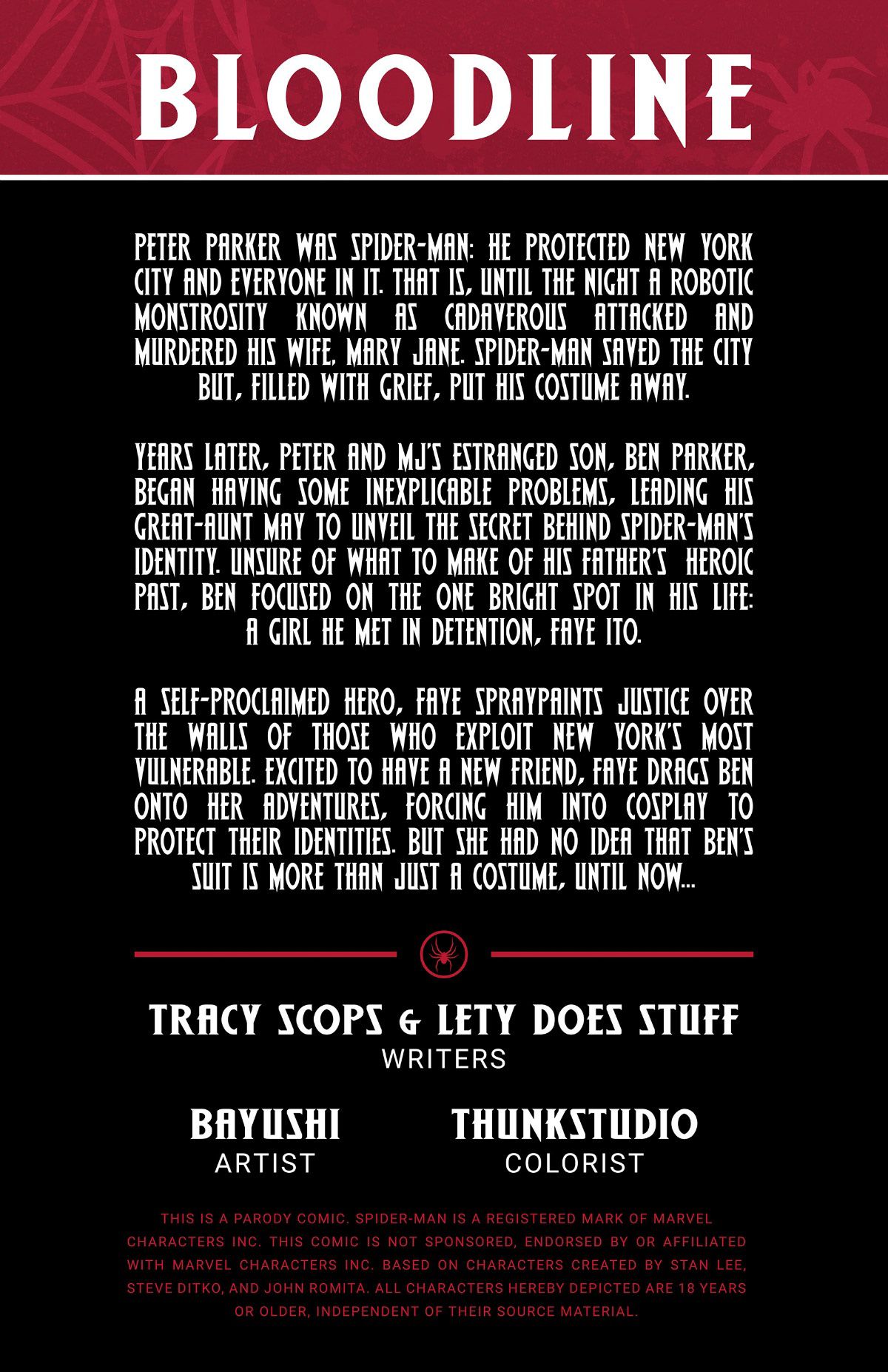 Spider-man - Bloodline page 2 full