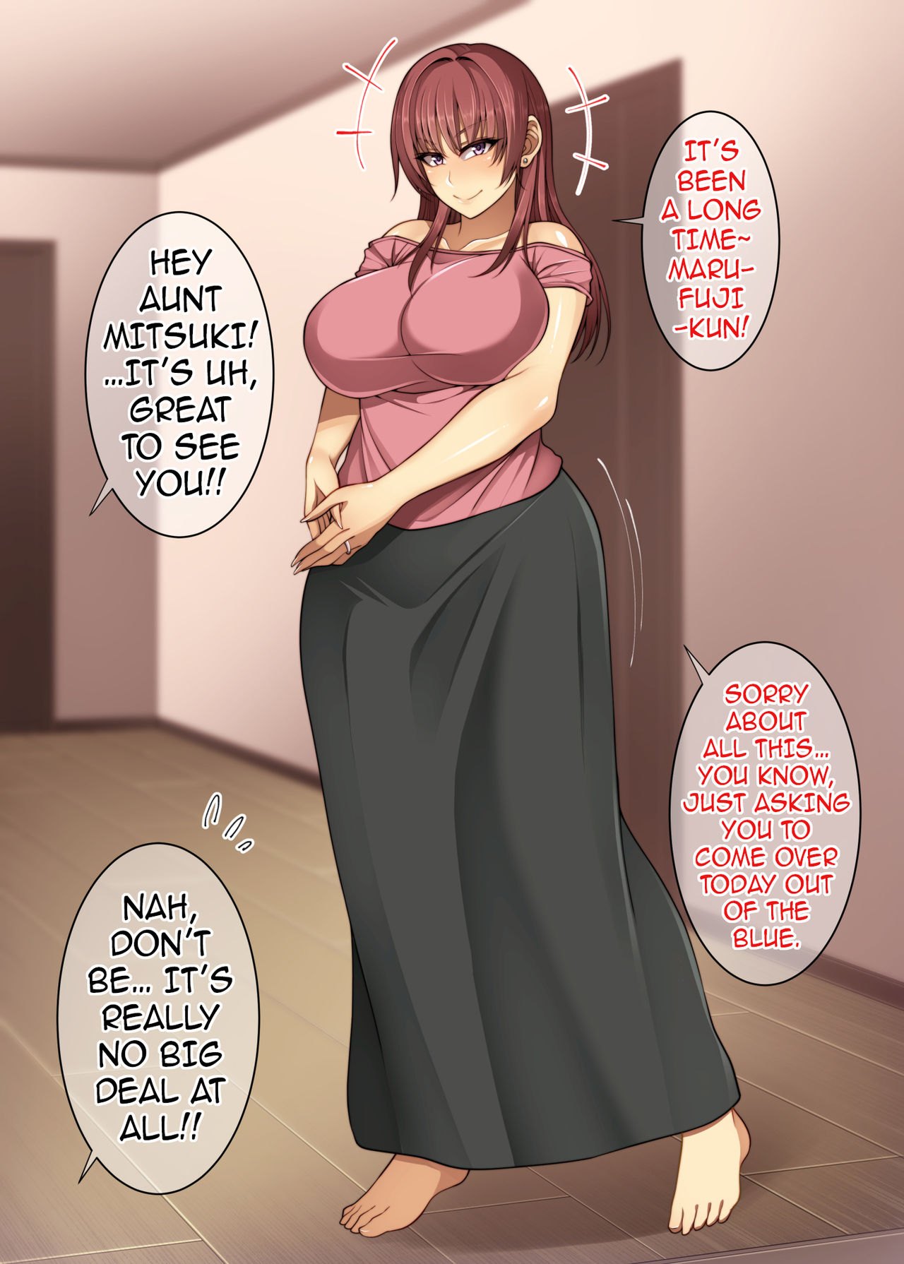 Akogare no Oba-san ni Tanetsuke  Suru Itsukakan +α | 5 Days to Impregnate  the Aunt I Used to Have a Crush On + α page 3 full