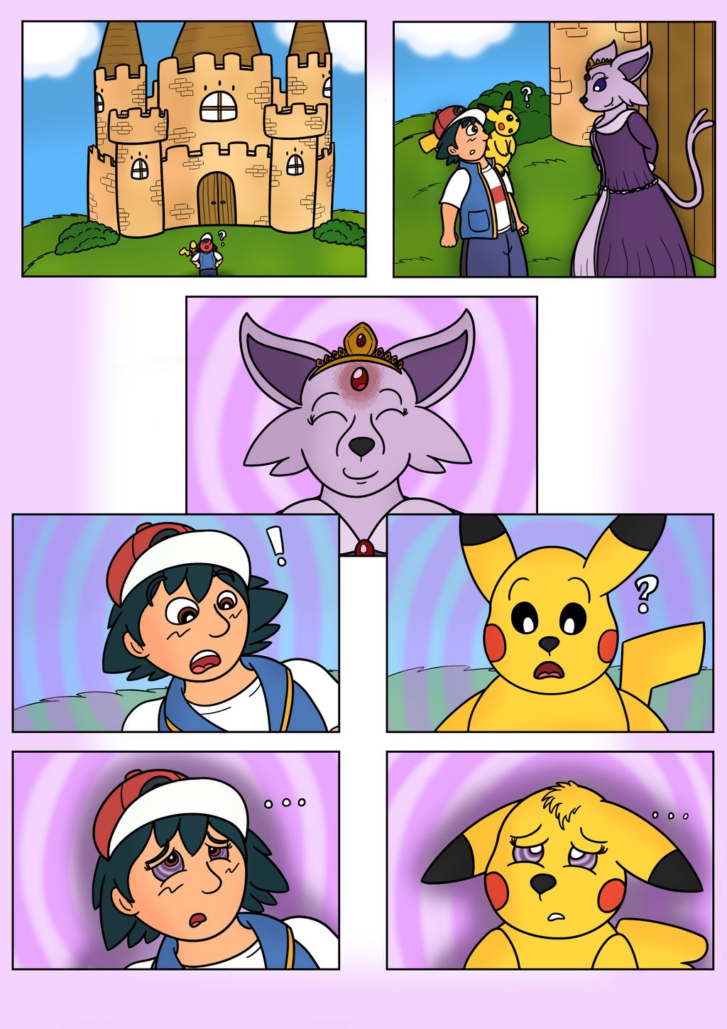 Ash Pikachu Princess TF TG AR page 1 full
