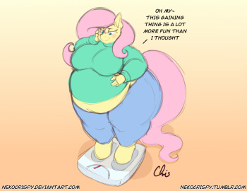 Fluttershy Weight Gaim cover