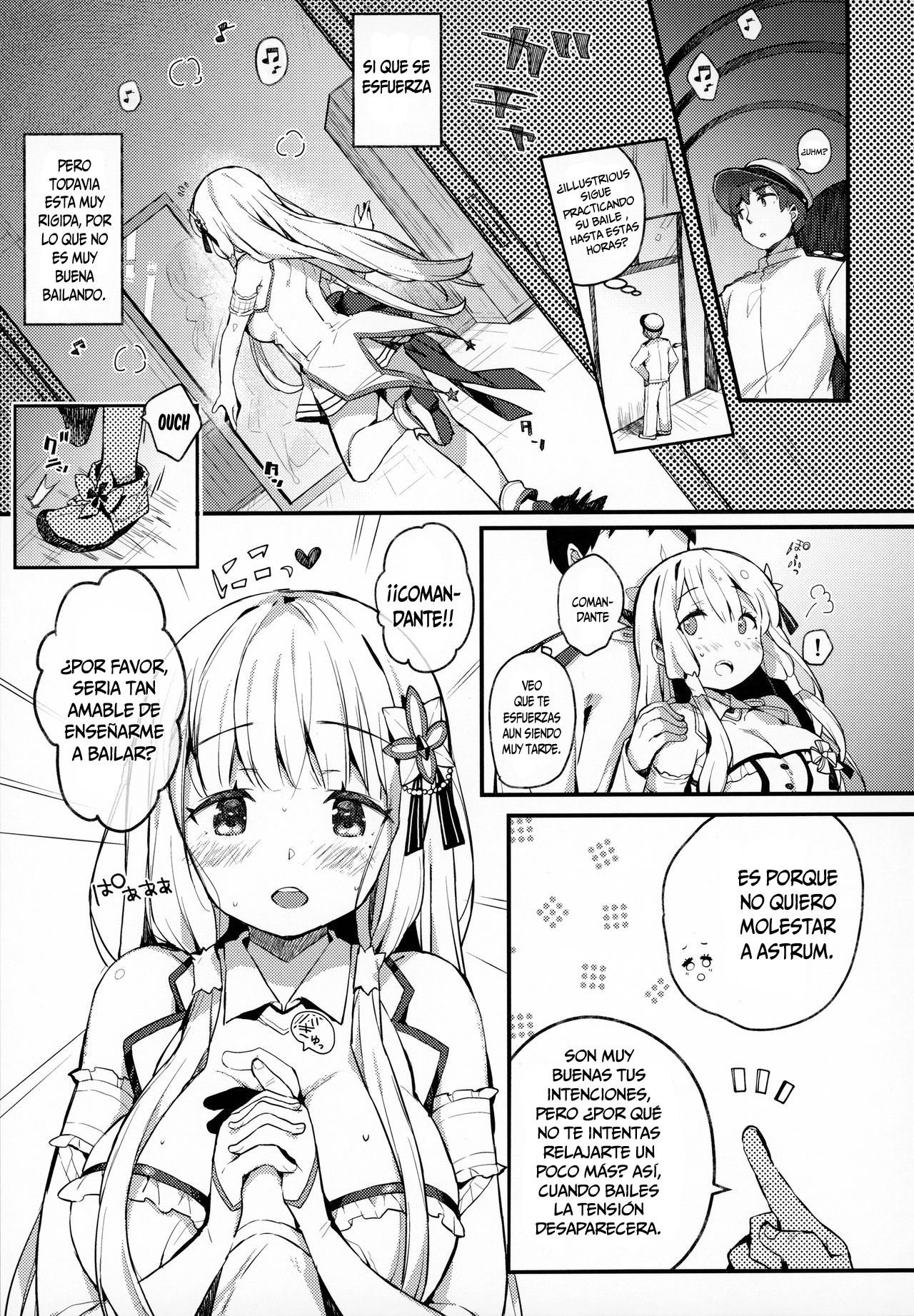 Illustrious to Himitu no Lesson page 4 full