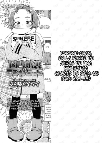 Toshokan Ura no Korone-chan | Korone-chan, en la parte de atrás de la biblioteca cover