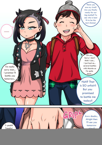 Pokémon Sword Shield Victor x Marnie cover