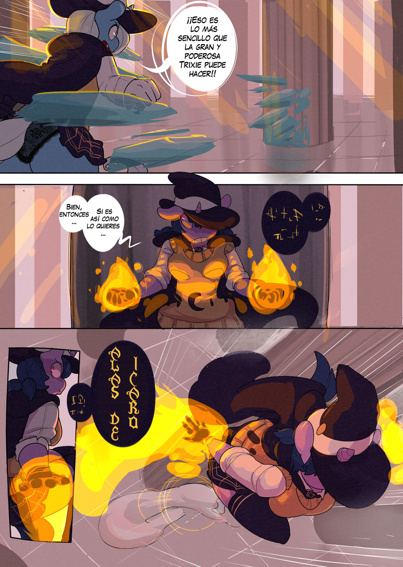 Academia Pony Capitulo 2: Lecciones de Magia page 4 full
