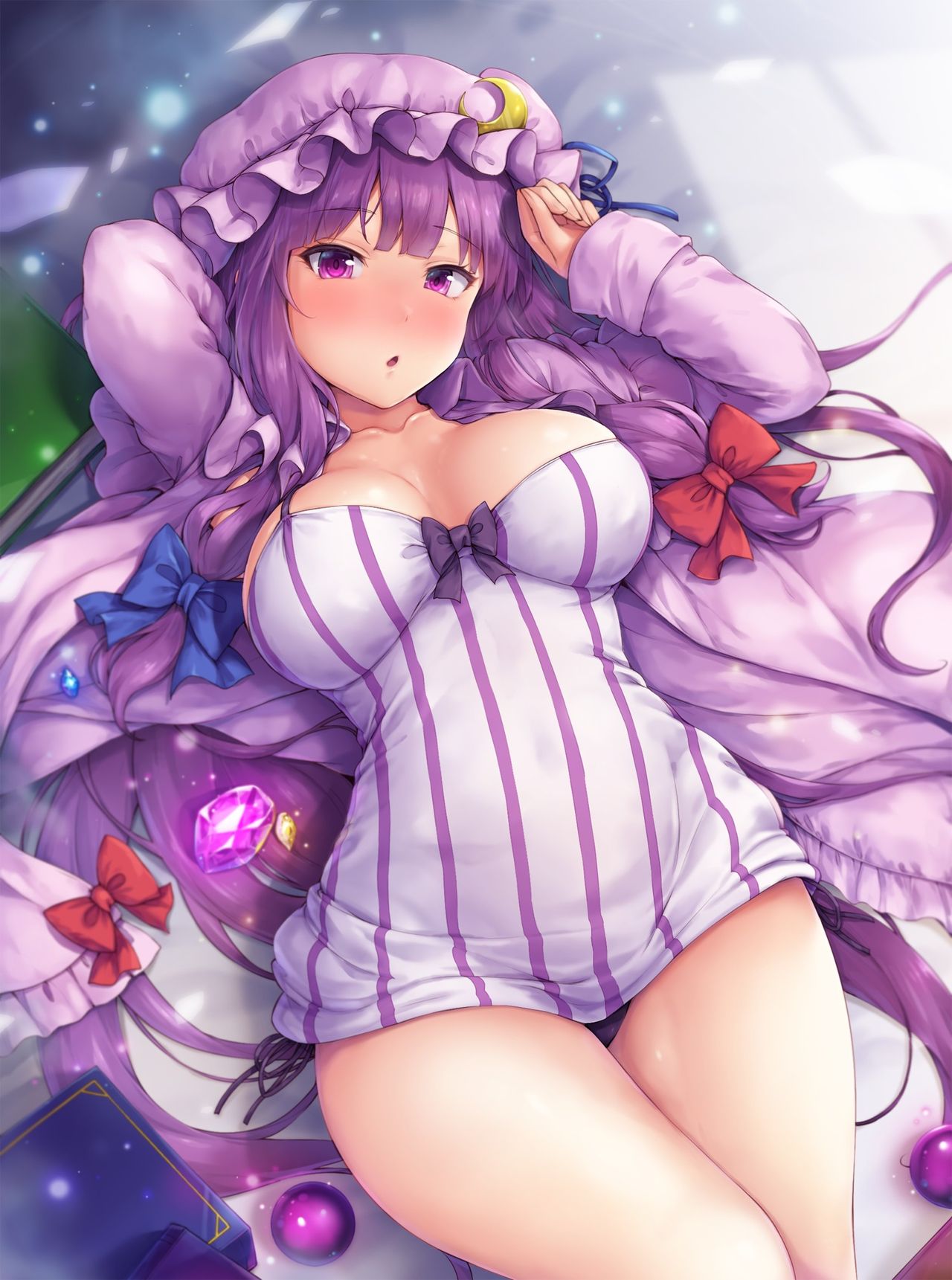 Patchouli Knowledge and Snowcanvas Art _ Danbooru page 1 full