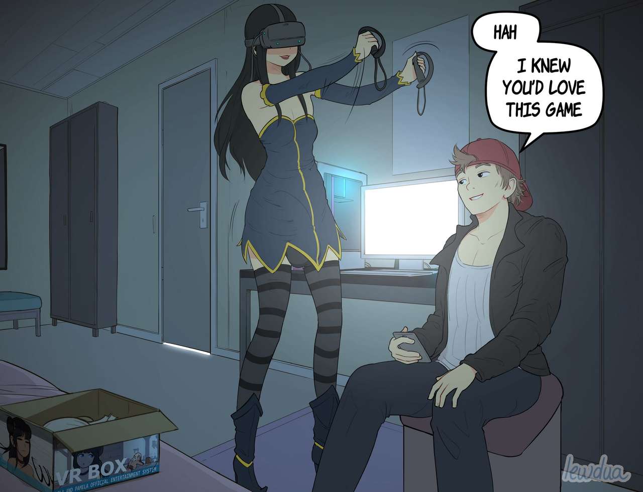 VR game – Alice and Natasha page 1 full
