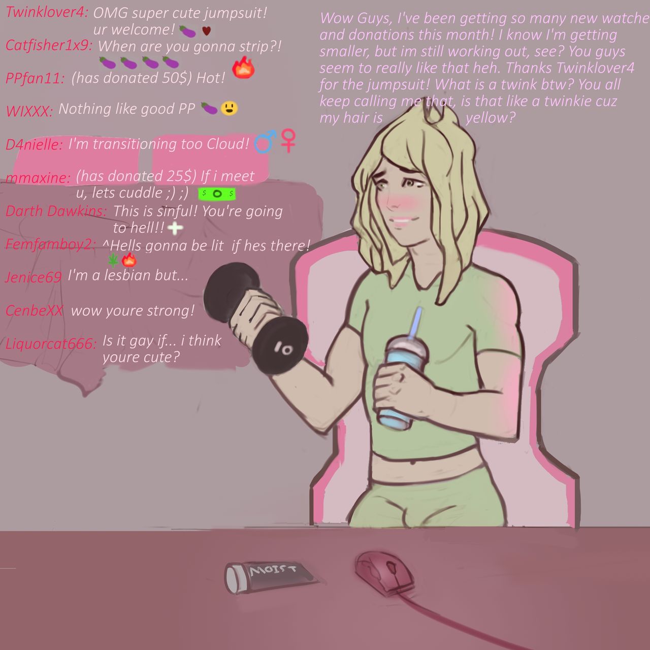 The Bimbofication of Cloud Strife page 3 full
