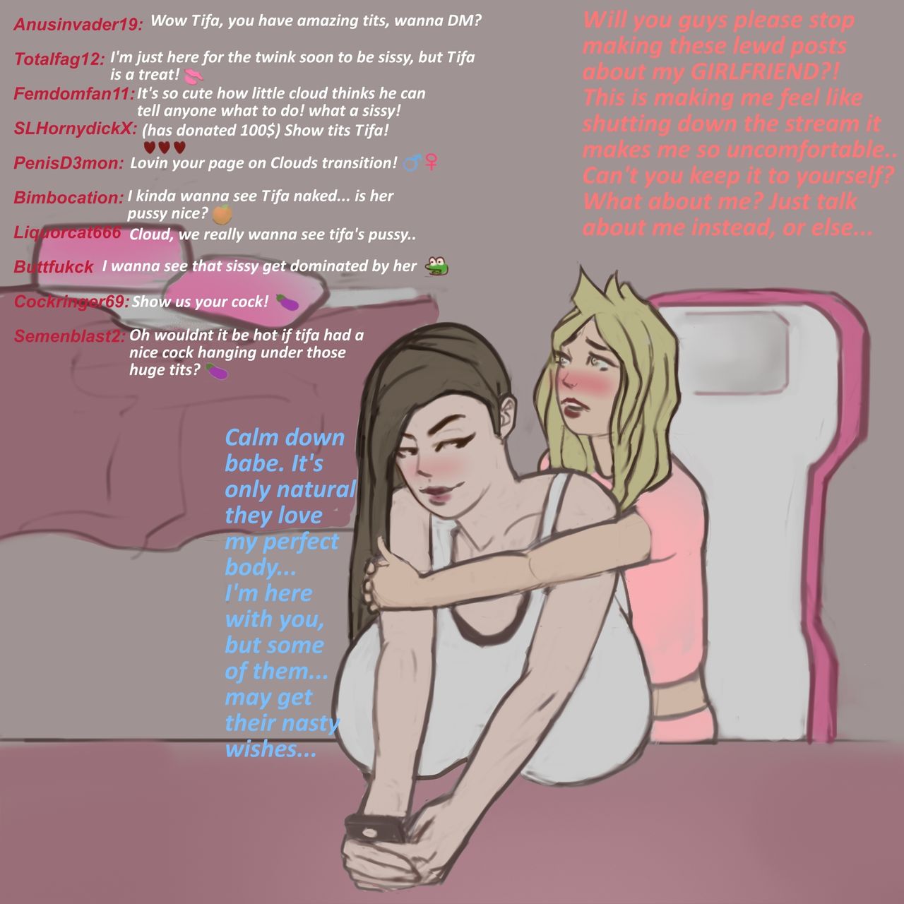 The Bimbofication of Cloud Strife page 5 full
