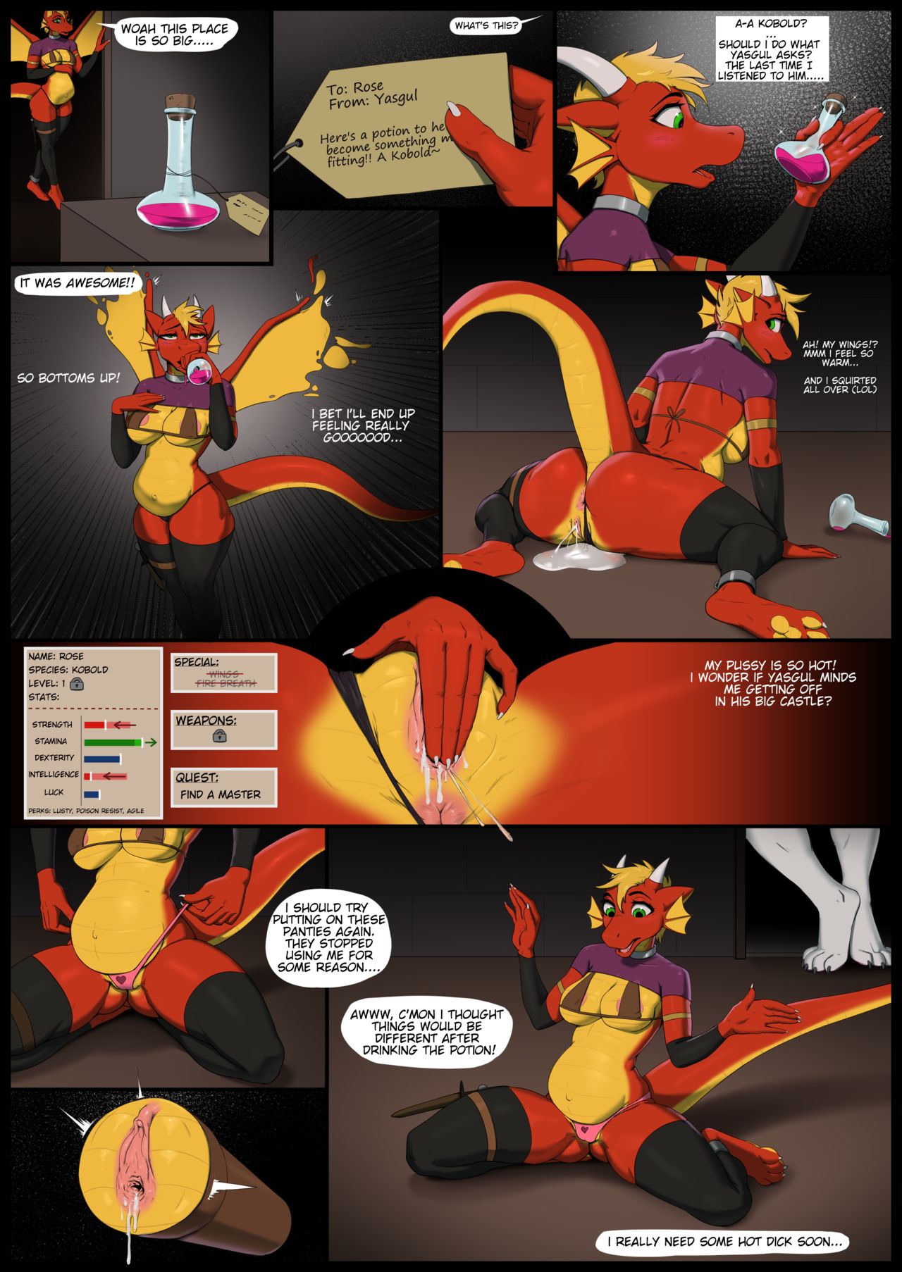 Lizrova and the Cursed Panties page 4 full