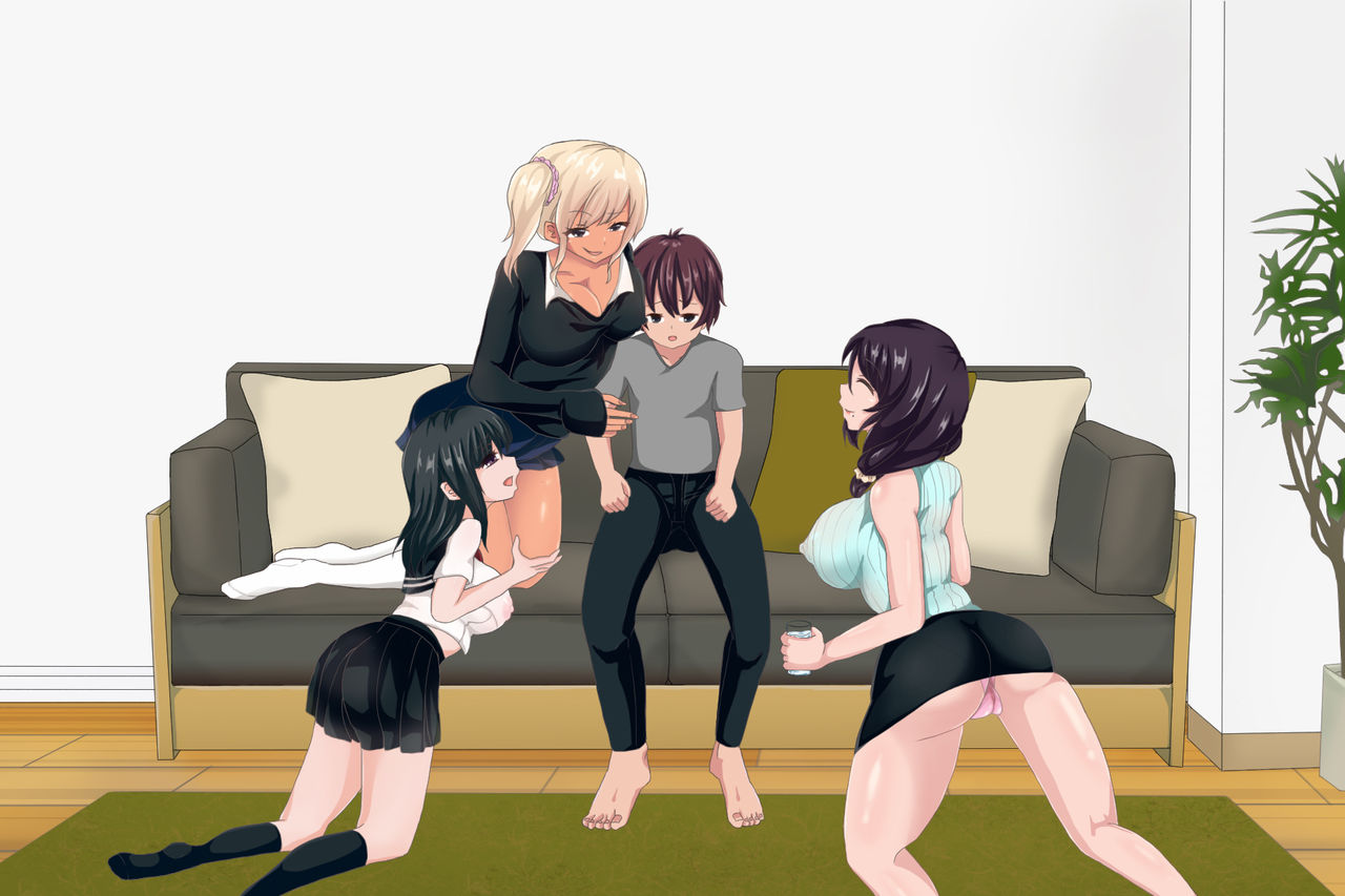 Harem Bijin Ikka! Boku no Kyokon de  Nakadashi Haramase Yarihoudai! Tennen Bakunyuu Hitozuma, Bitch Gal, Seisokei Bitch o Haramasetemita page 3 full