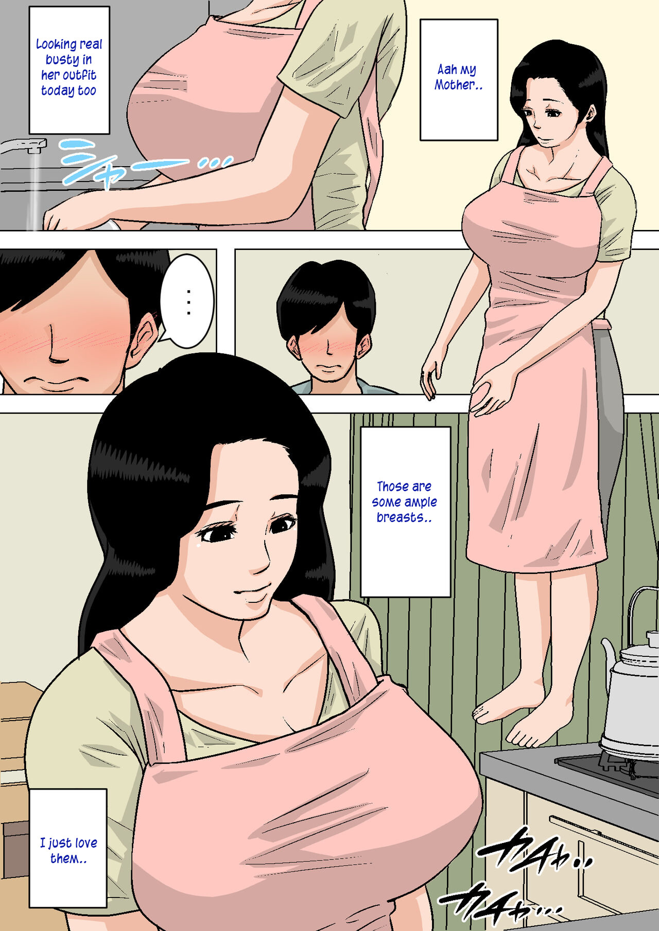 Okaa-san no Oppai wa Momitai Houdai! ~Tamattara Dashite Ageru kara~ | Playing with Mom's breasts all i want! page 2 full