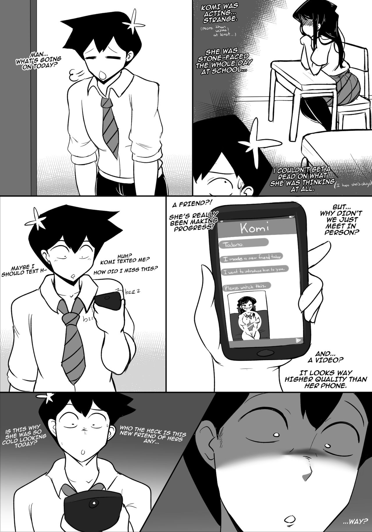 Komi NTR Comic page 1 full