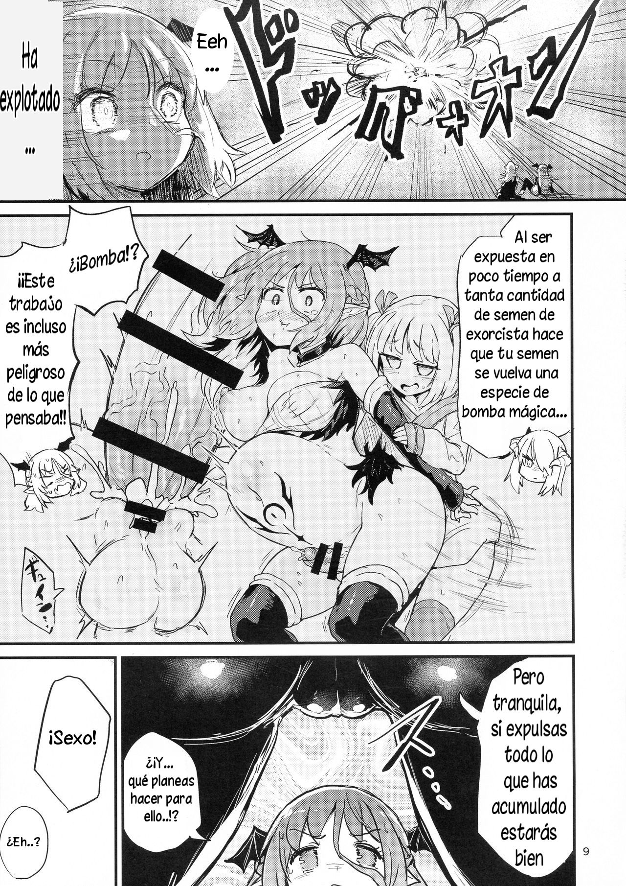 Yowayowa Futanari Succubus-chan #03 page 9 full