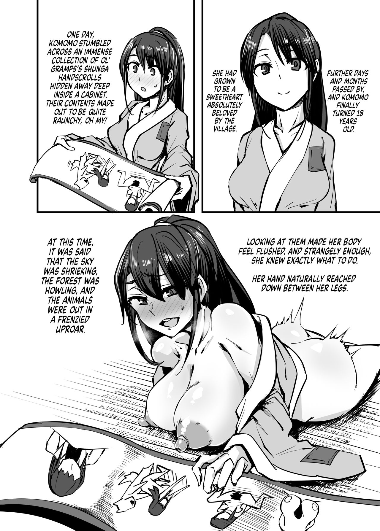 Nihon Mukashi Kuso Hanashi San | The Old Bullshit Japanese Folktales 3 page 4 full