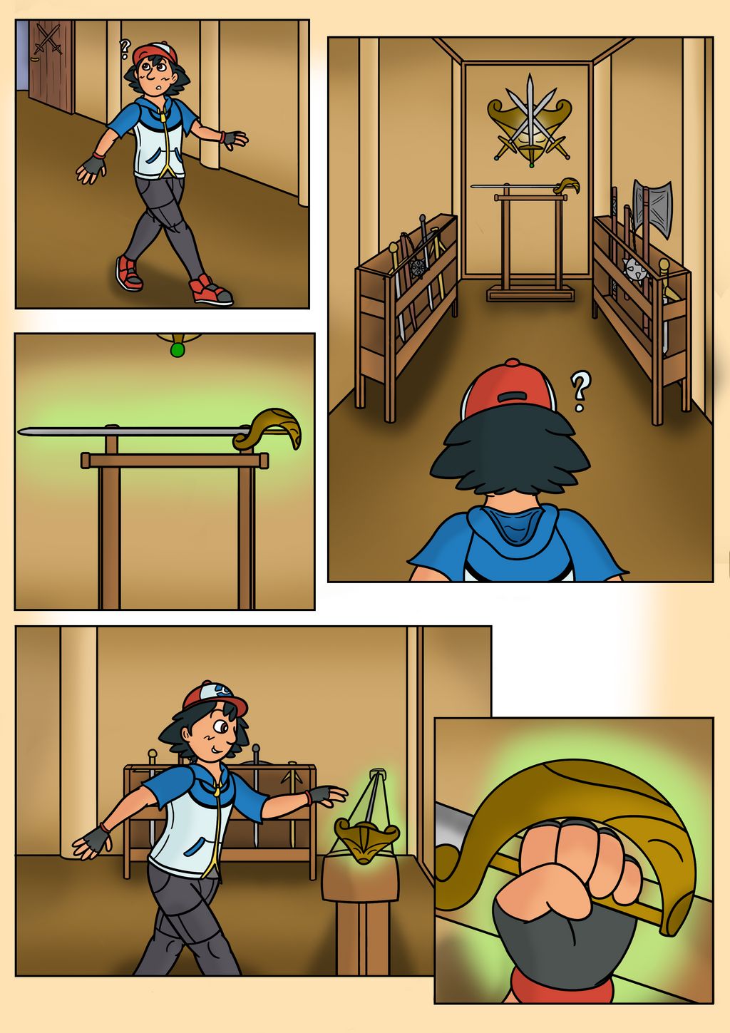 Ash Virizion TF TG MC Comic page 1 full