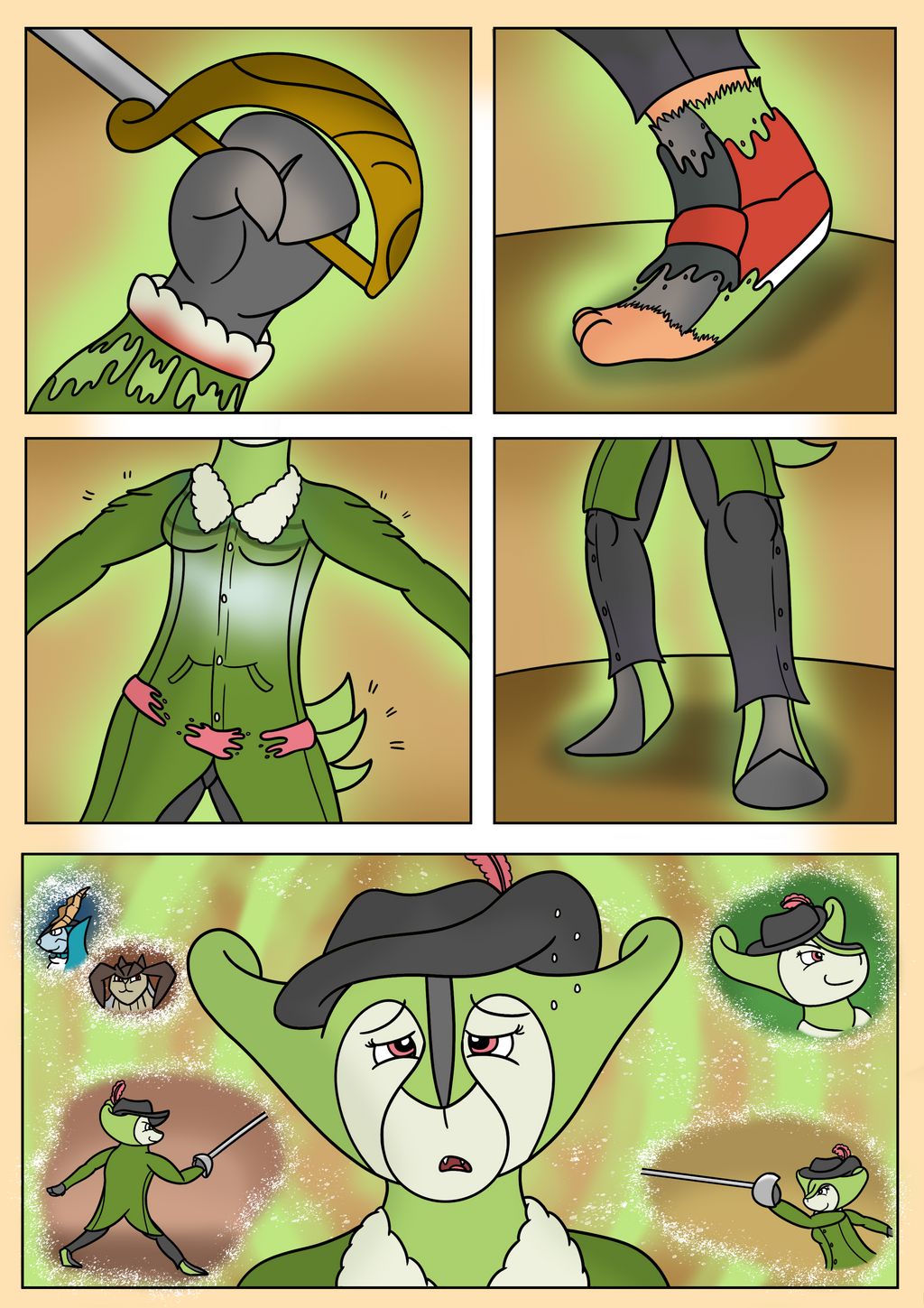 Ash Virizion TF TG MC Comic page 3 full