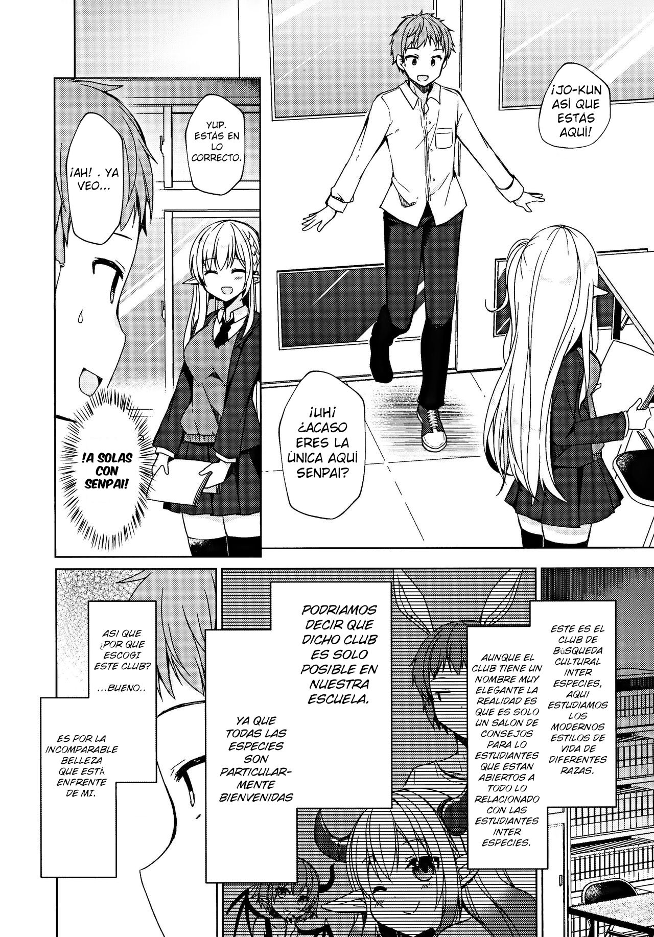 Fujun Ishu Kouyuu Ore to Elf Senpai no Love Love Saimin Seikatsu page 4 full