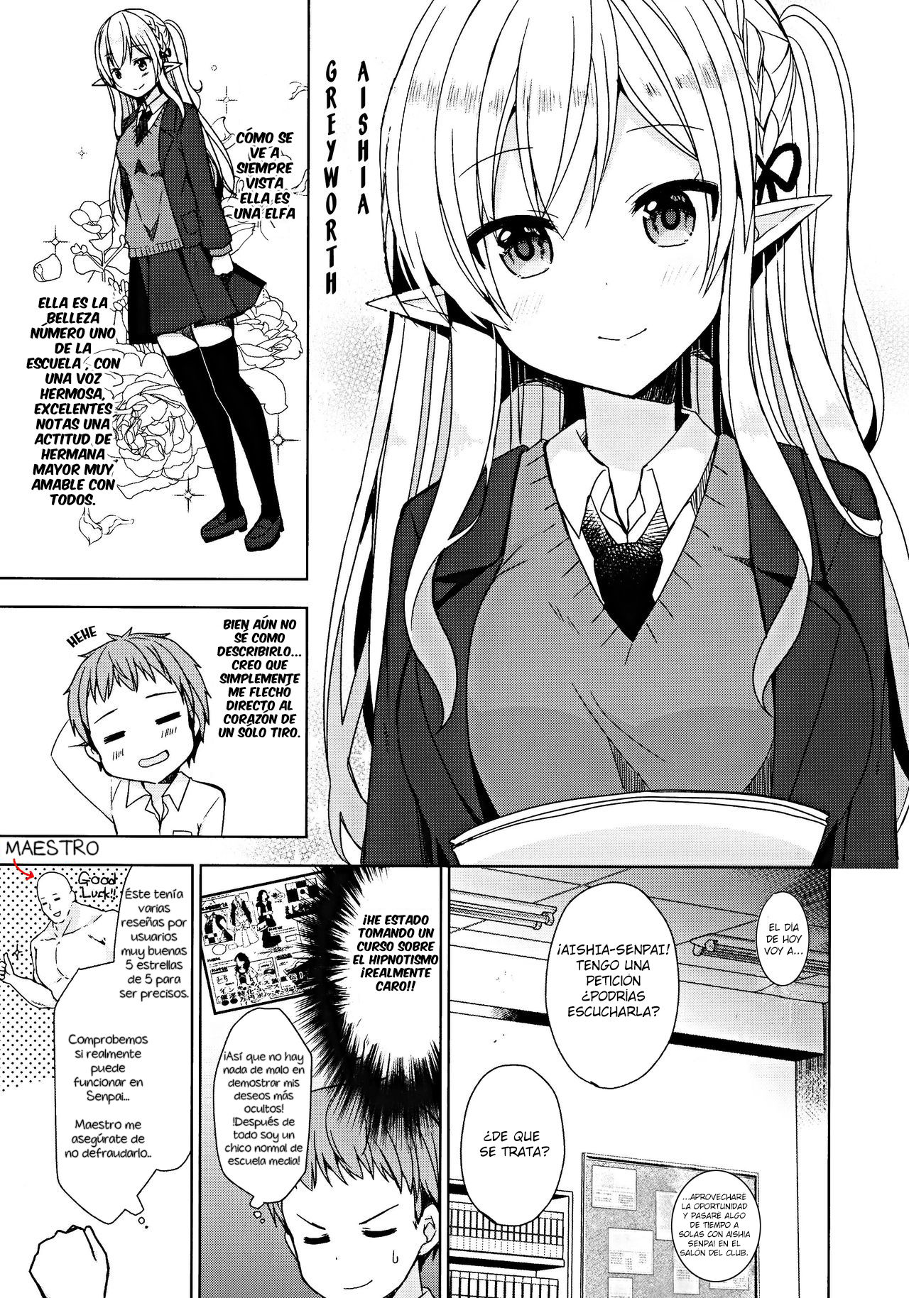 Fujun Ishu Kouyuu Ore to Elf Senpai no Love Love Saimin Seikatsu page 5 full