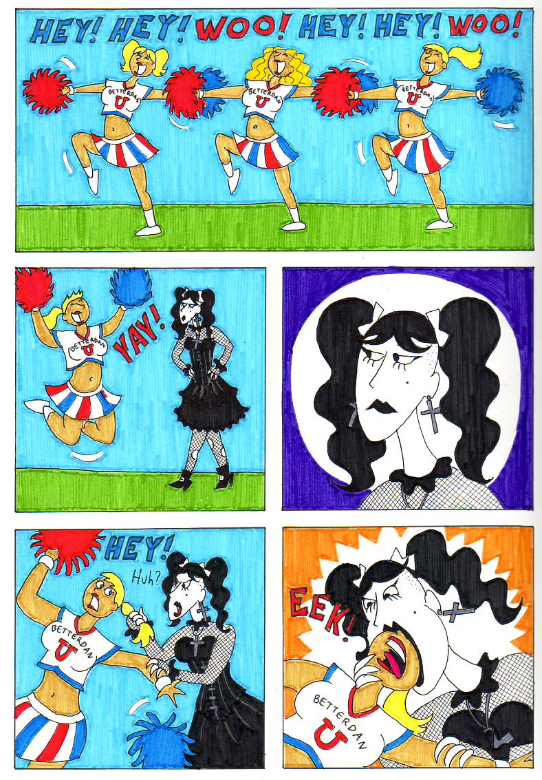 The Gorging Goth page 1 full