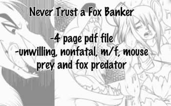 Never Trust  A Fox Banker cover