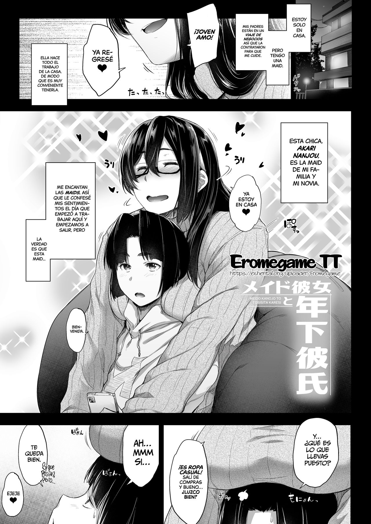 Maid Kanojo to Toshishita Kareshi | El Joven Novio y La Novia Maid page 4 full