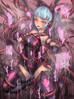 Shokushu ni Masagurareru Nekomimi Picchiri Suits
