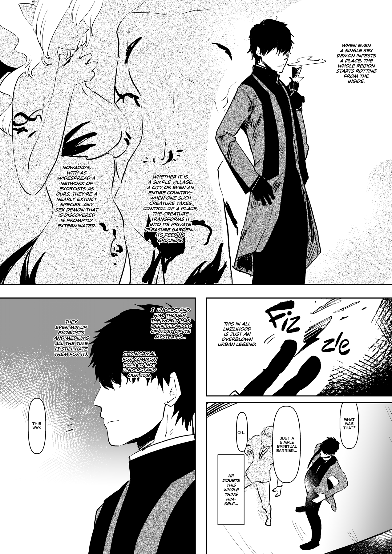 That Time When I, an Exorcist, Lost to Futanari Demon Cock... page 6 full