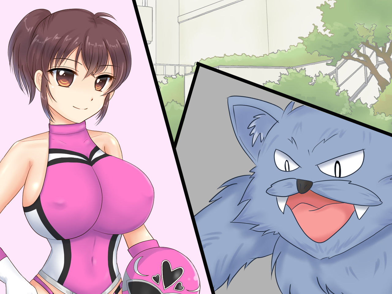 Harenchi Heroine Punish Pink! page 4 full