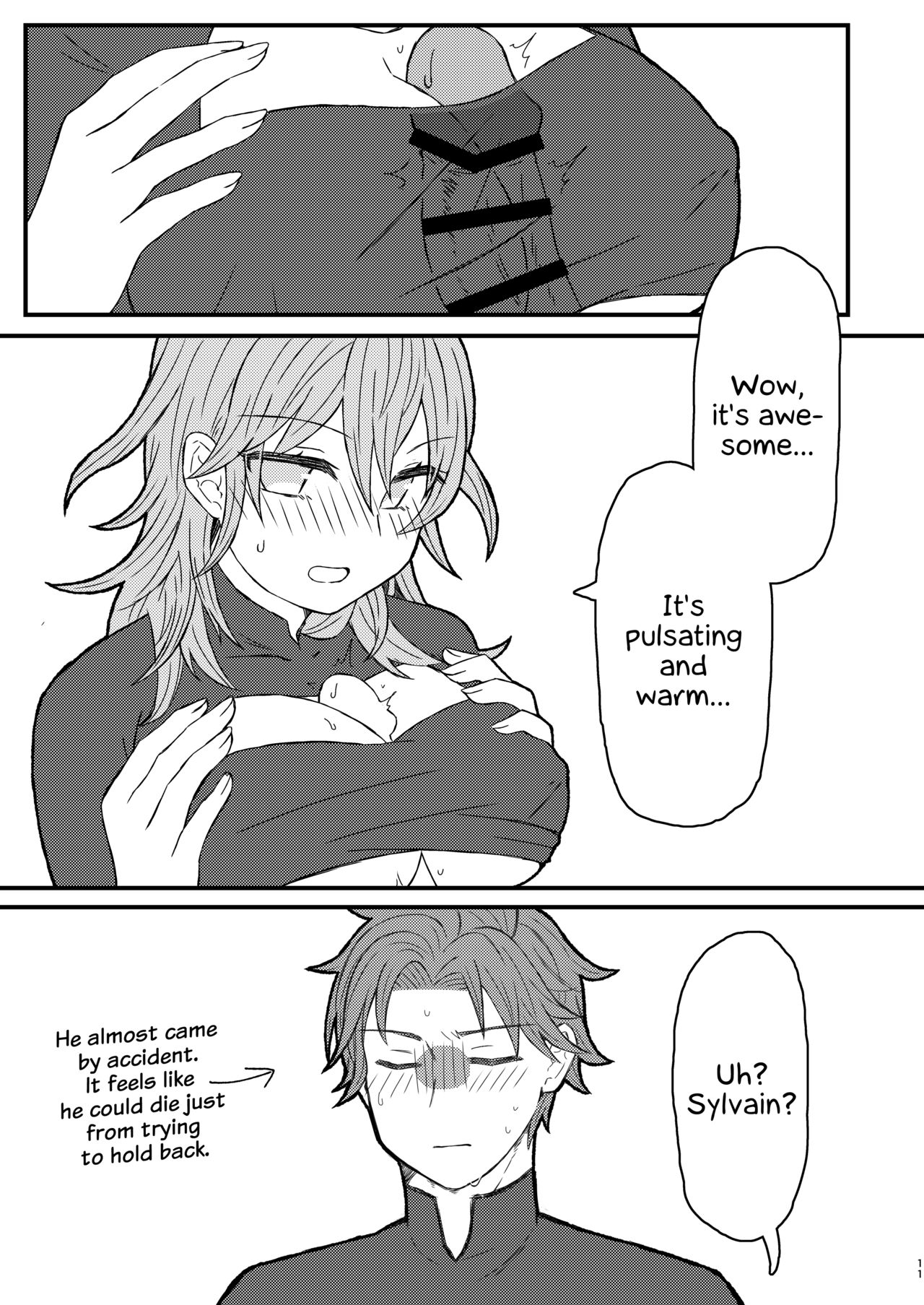 Byleth Sensei ga Mune de Shite kureru Hon | A book where Byleth-sensei gives a titfuck page 10 full