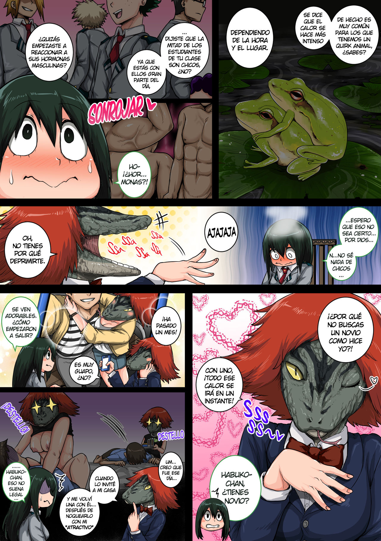 Boku no Harem Academia: 6-wa "Doubutsu-teki na Kanojo" | My Harem Academia 6: La Chica  con Instintos Animales page 9 full